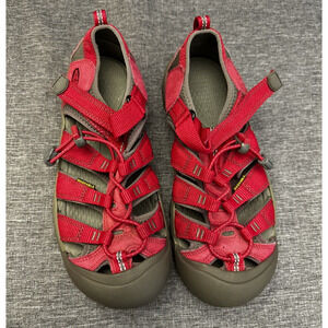Keen Newport H2 Red Rose Waterproof Sport Sandals #1009970 Big Girls 5